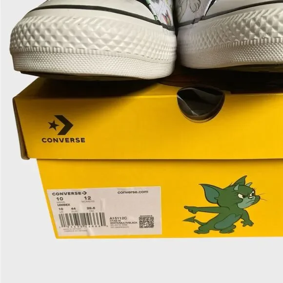 NEW Converse x Tom and Jerry Chuck Taylor All Star Limited Ed Men's 10 Wmn's 12 - Picture 15 of 16